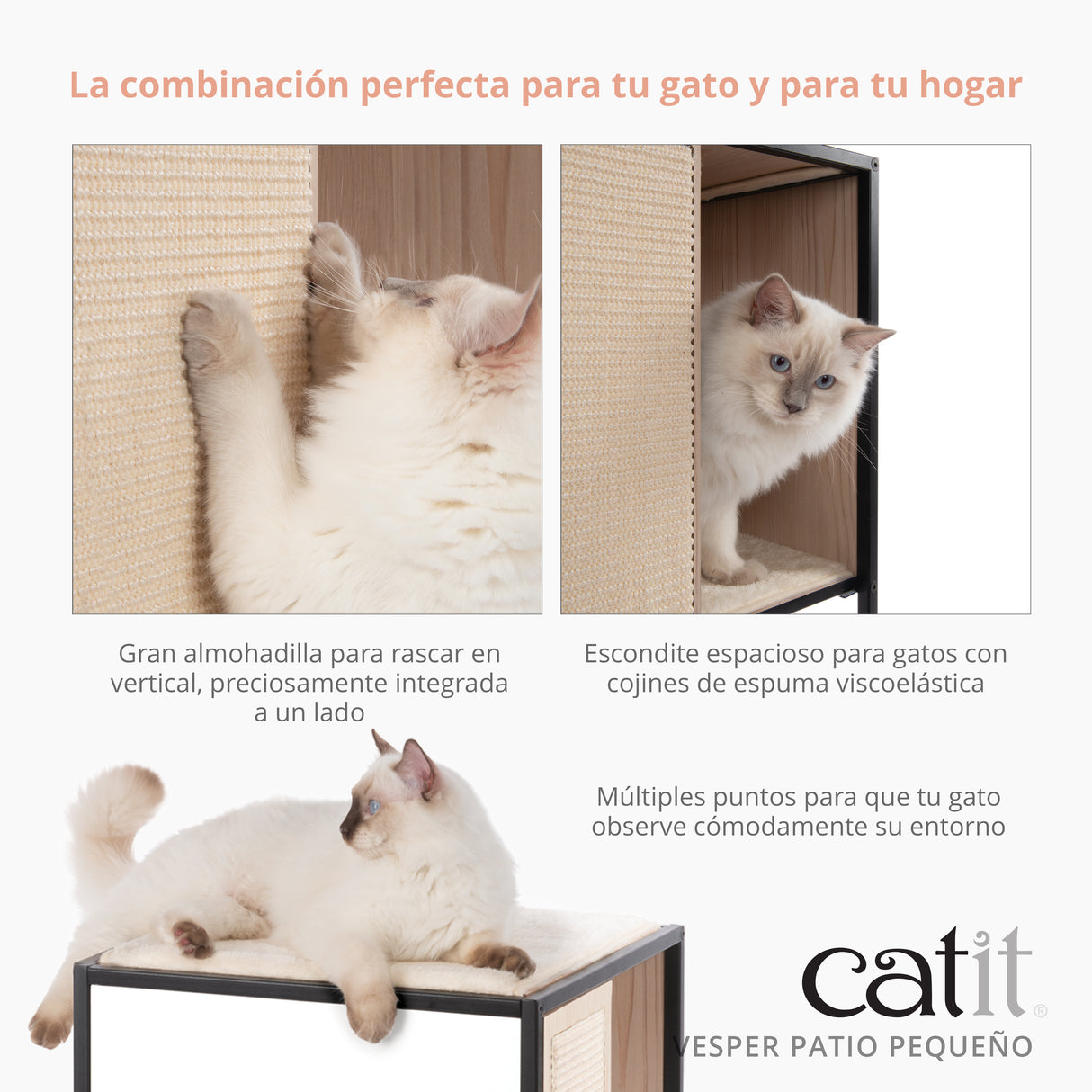 Mueble rascador para gatos Vesper PATIO