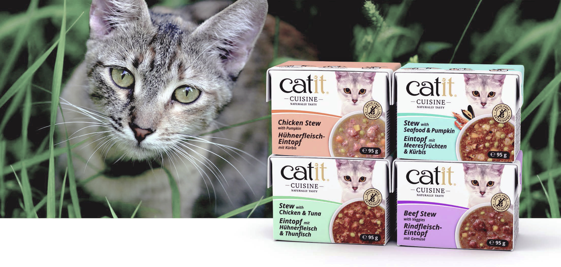 Alimento húmido para gatos Catit Cuisine Stews