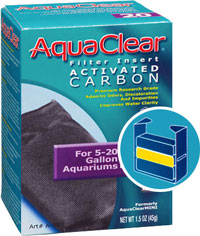 reposición carbón filtro mochila AquaClear