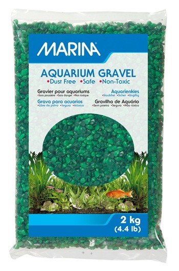 Marina Grava Verde Varios Tonos, 2kg