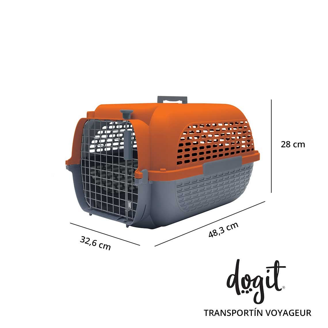 Dogit Pet Voyageur Peq. Naranja/Gris