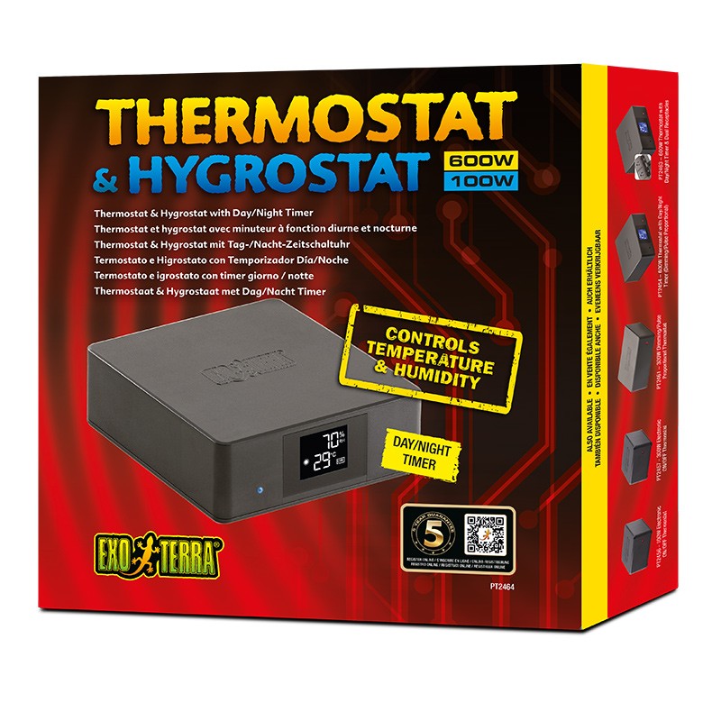 Exo Terra Termostato (600W)/ Higrostato (100W)