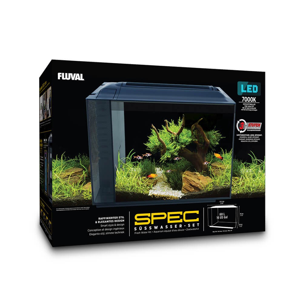 Fluval Spec Nano Acuario Negro,  60L