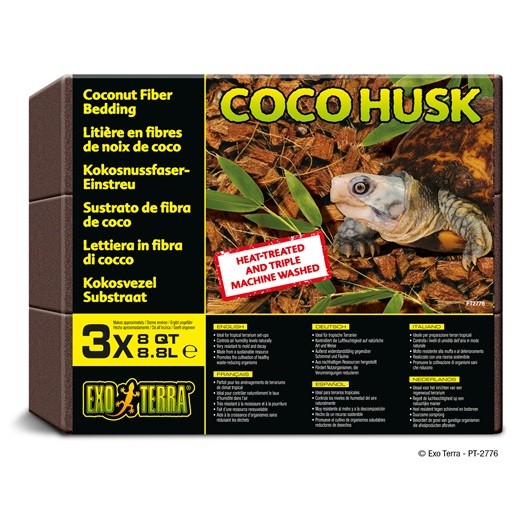 Exo Terra Bricks Pack 3Pc Coco Husk 8.8l