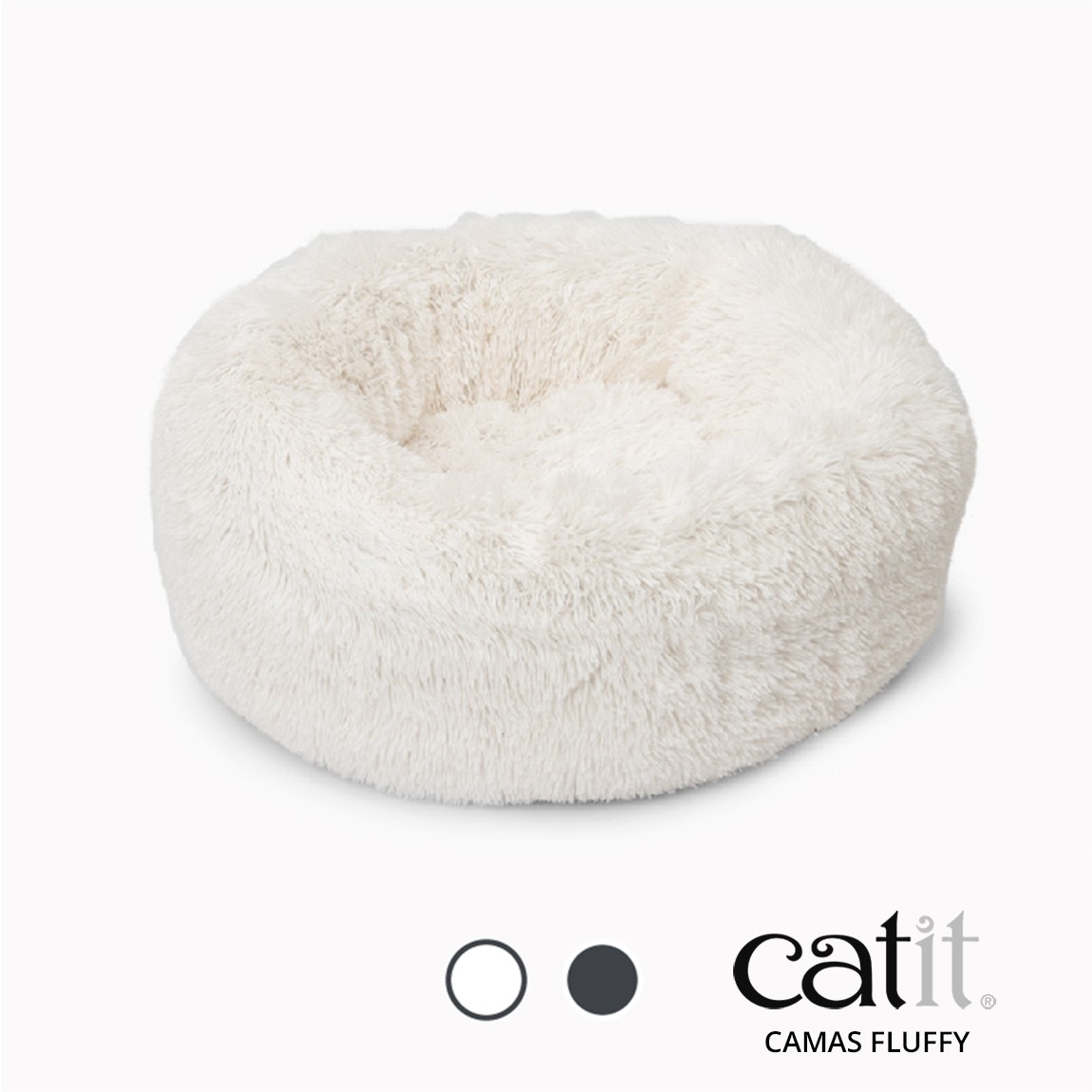 Catit Cama Fluffy, Blanca