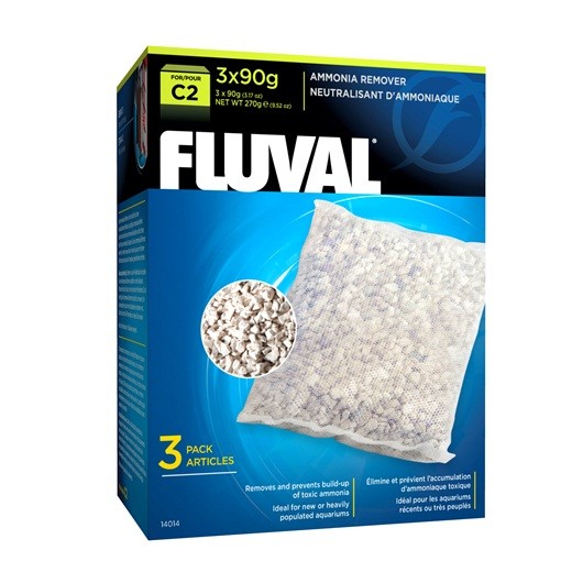 Fluval Eliminador Amoniaco C2, 3uds