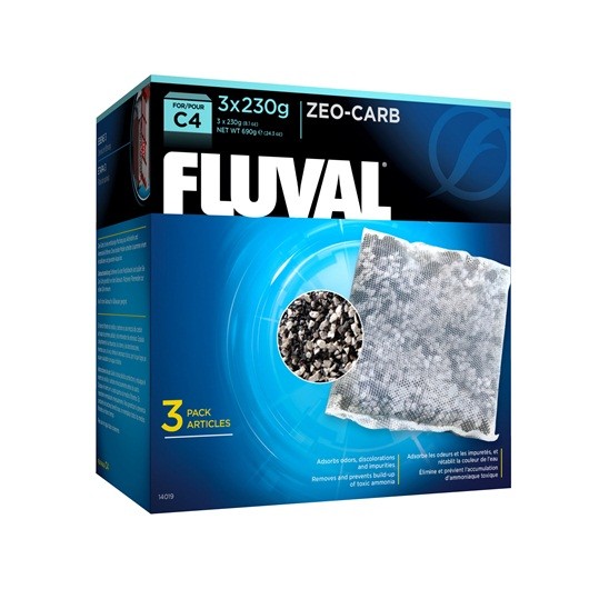 Fluval Zeo Carb C4, 3uds