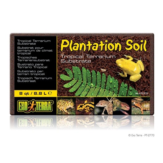 Exo Terra Plantation Soil Coco Comprimido, 8,8 L