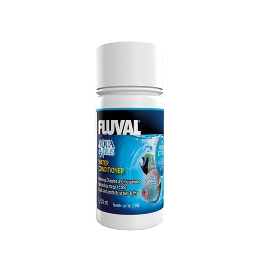 Fluval Aquaplus Acondicionador de agua, 30 ml