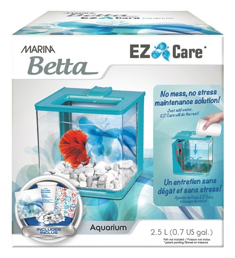 Marina Betta EZ Care Bettera, 2,5L, Azul