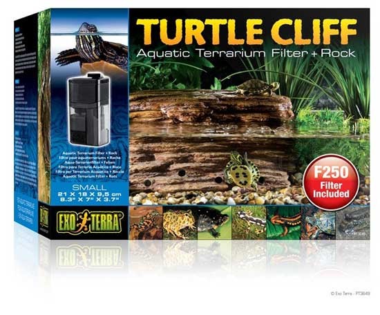 Exo Terra Turtle Cliff Filtro Tortuga+Roca, M