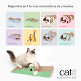 Rascador de cartón con forma de animales Catit Zoo