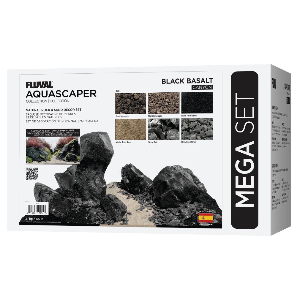 Kit Aquascaper Fluval Black Basalt