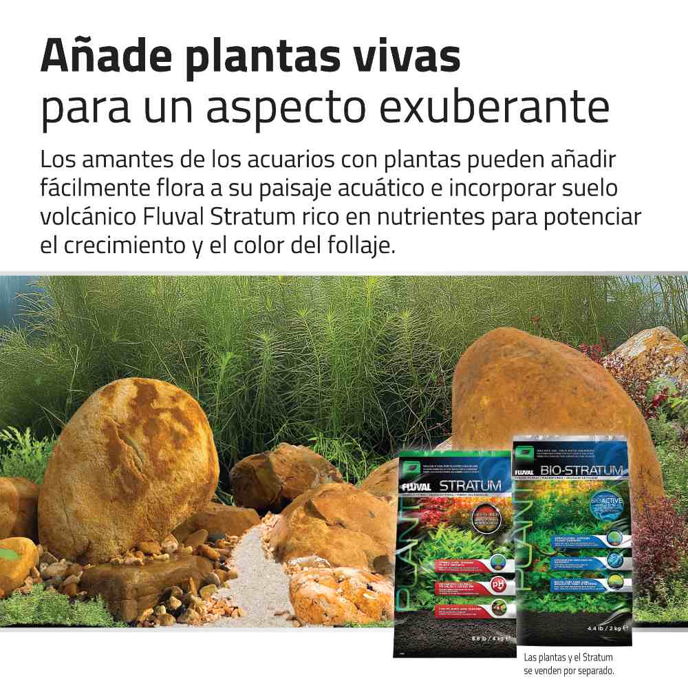 Kit de piedras y grava para acuascaping Fluval - Ámbar