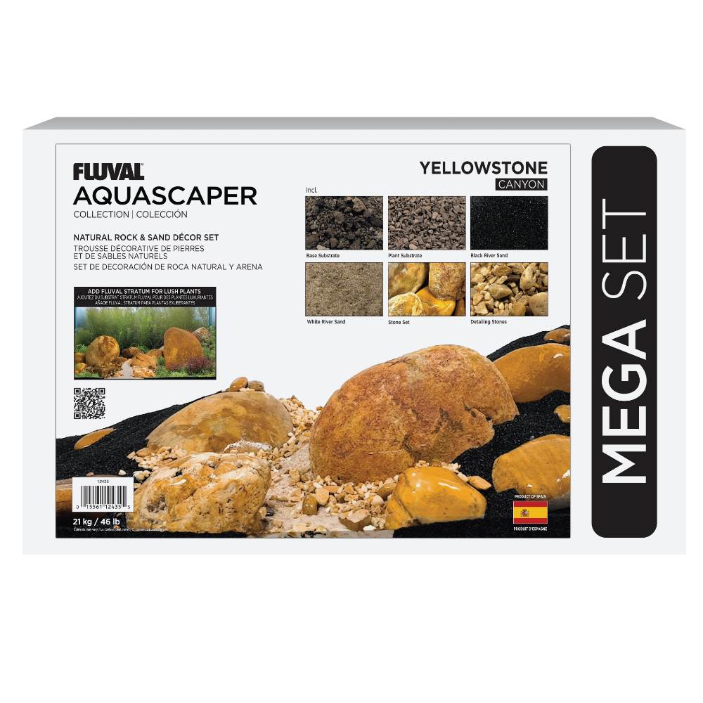 Kit de piedras y grava para acuascaping Fluval - Ámbar