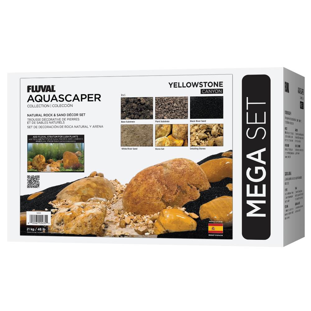 Kit de piedras y grava para acuascaping Fluval - Ámbar