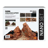 Kit de piedras y grava para acuascaping Fluval - Rojo