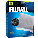 Carbón activado para filtro mochila Fluval C - Pack de 3