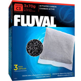 Carbón activado para filtro mochila Fluval C - Pack de 3