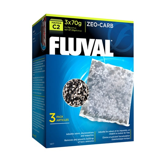 Zeo Carb para filtro Fluval C - Pack de 3