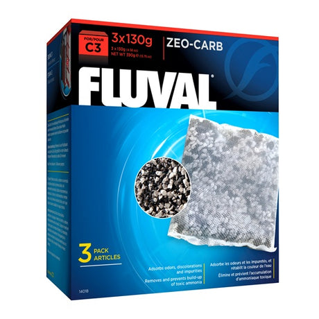 Zeo Carb para filtro Fluval C - Pack de 3