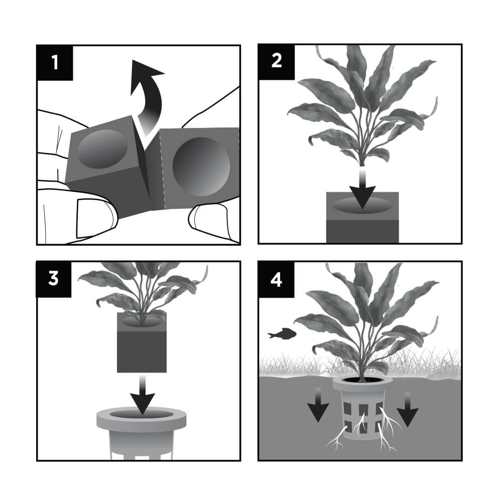 Cestas de plantado para acuario Fluval