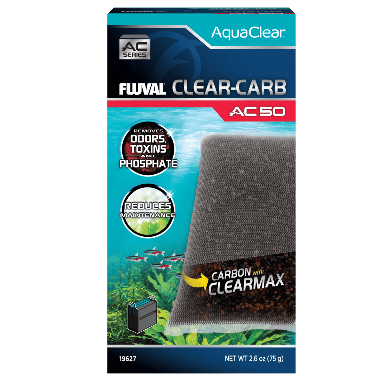 Carga Clear-Carb para filtro AquaClear Fluval AC