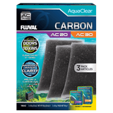 Pack ahorro carbón para filtro AquaClear Fluval AC - Pack de 3