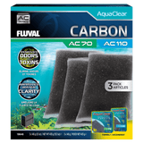 Pack ahorro carbón para filtro AquaClear Fluval AC - Pack de 3