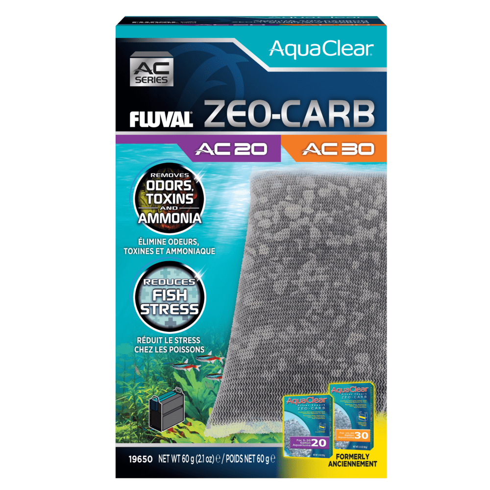 Zeo-Carb para filtro AquaClear Fluval AC - Pack de 1