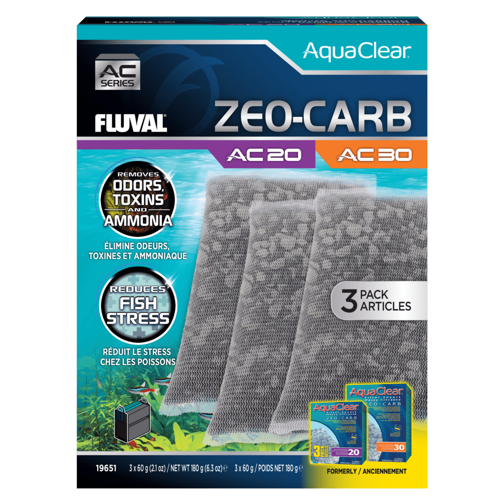 Pack ahorro Zeo-Carb para filtro AquaClear Fluval AC - Pack de