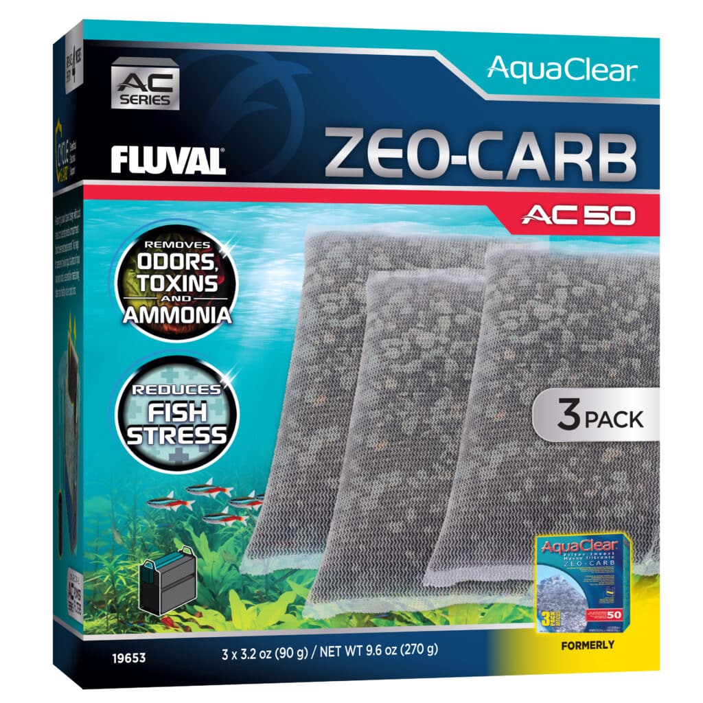 Pack ahorro Zeo-Carb para filtro AquaClear Fluval AC - Pack de 3