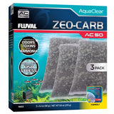 Pack ahorro Zeo-Carb para filtro AquaClear Fluval AC - Pack de 3
