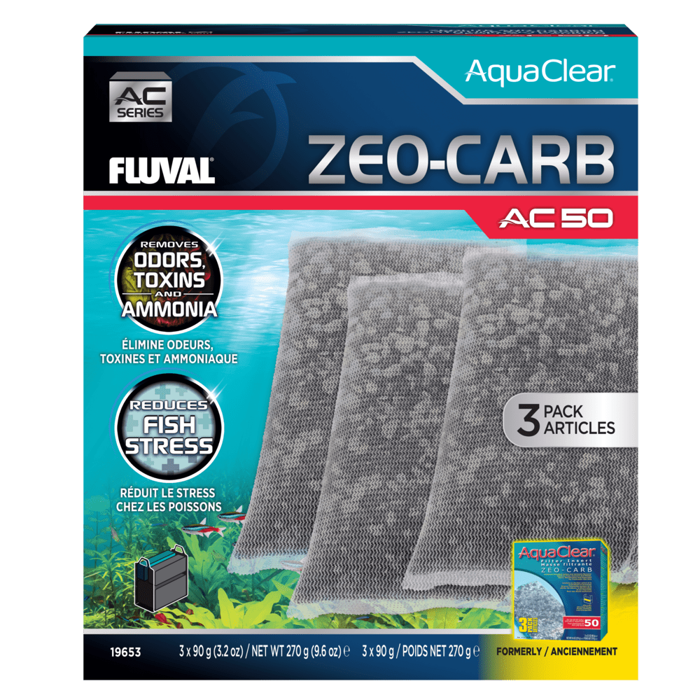 Pack ahorro Zeo-Carb para filtro AquaClear Fluval AC - Pack de