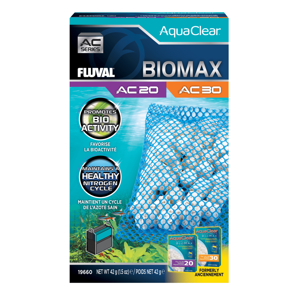 Canutillos Biomax para filtro AquaClear Fluval AC