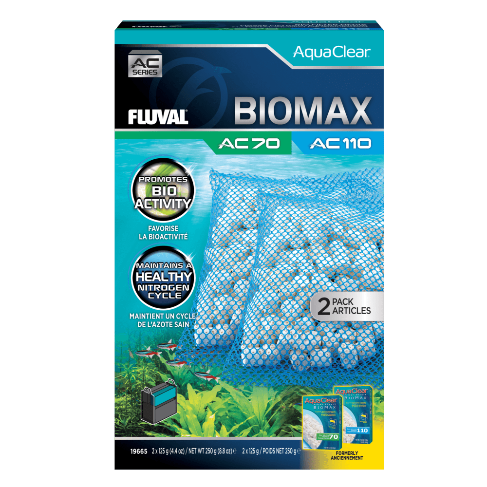 Canutillos Biomax para filtro AquaClear Fluval AC