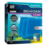 Pack ahorro Bio-esponja azul para filtro AquaClear Fluval AC - Pack de 3