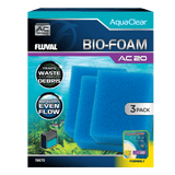 Pack ahorro Bio-esponja azul para filtro AquaClear Fluval AC - Pack de 3