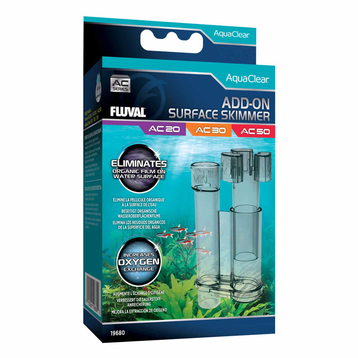 Skimmer de superficie para filtro AquaClear Fluval AC