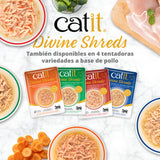 Sopa para Gatos Catit Divine Shreds - Multipack 12 unidades