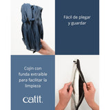Túnel para gatos con cojín Catit Vesper Tunnel