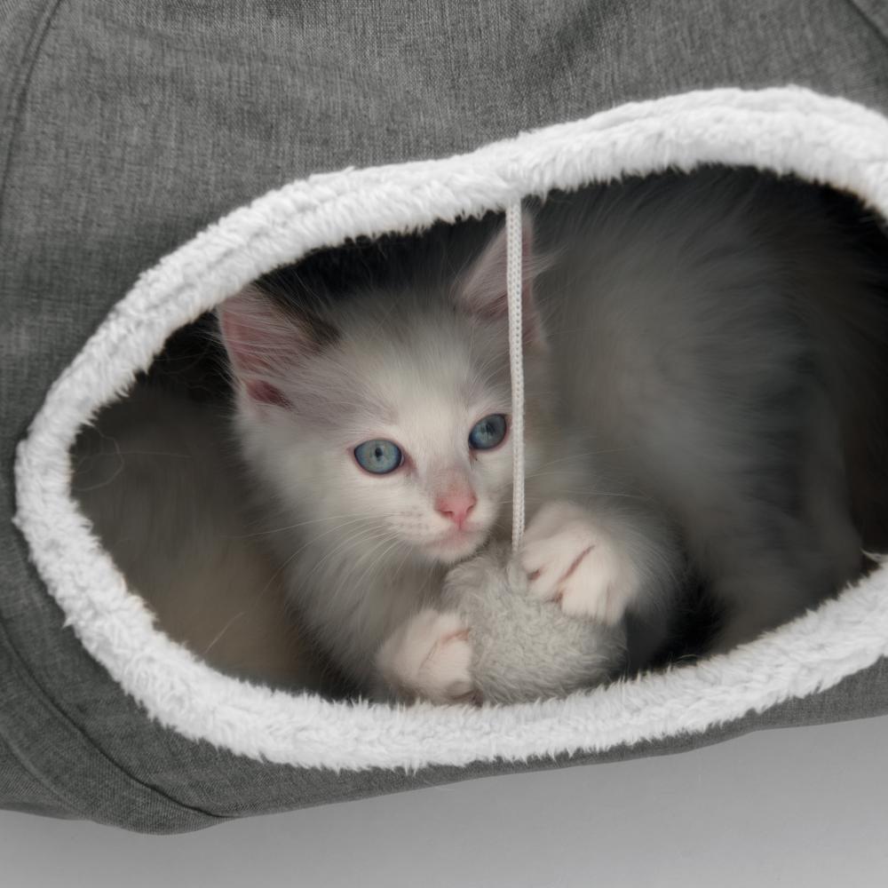 Túnel para gatos con cojín Catit Vesper Tunnel
