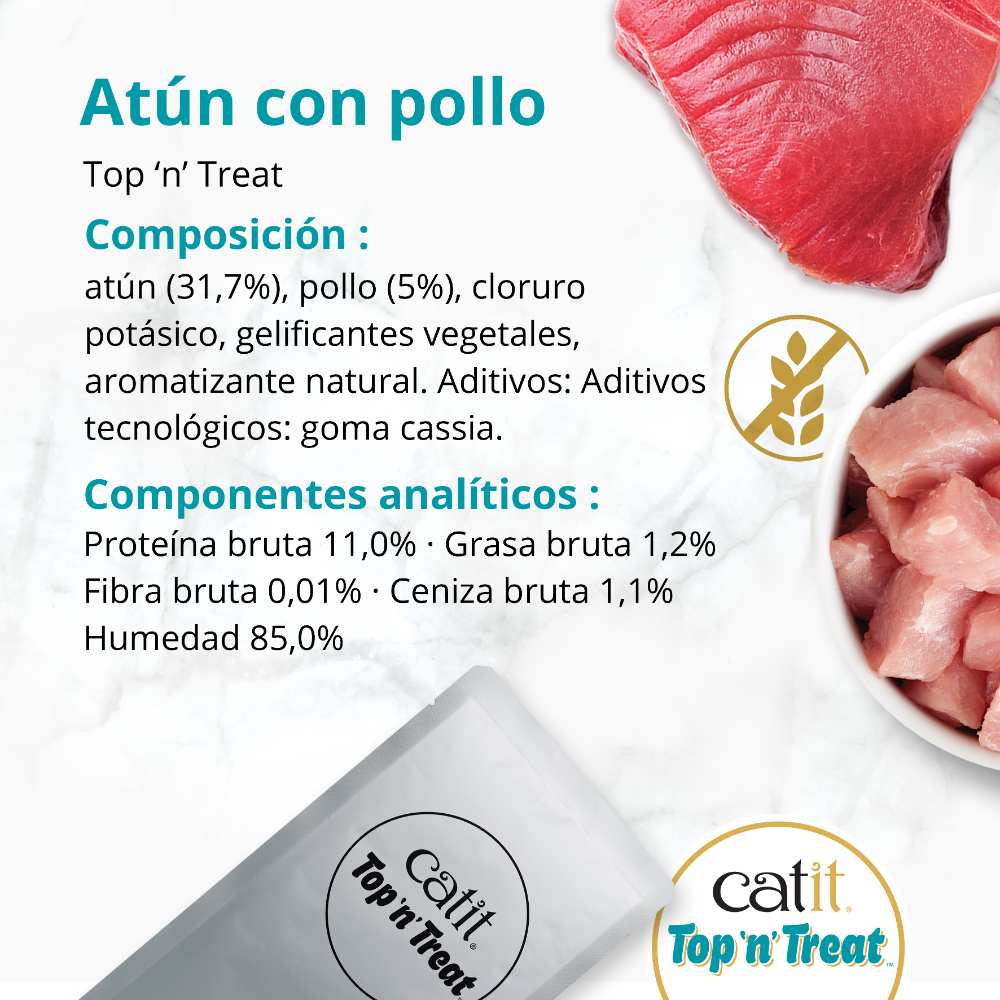 Catit Top 'n' Treat de Atún