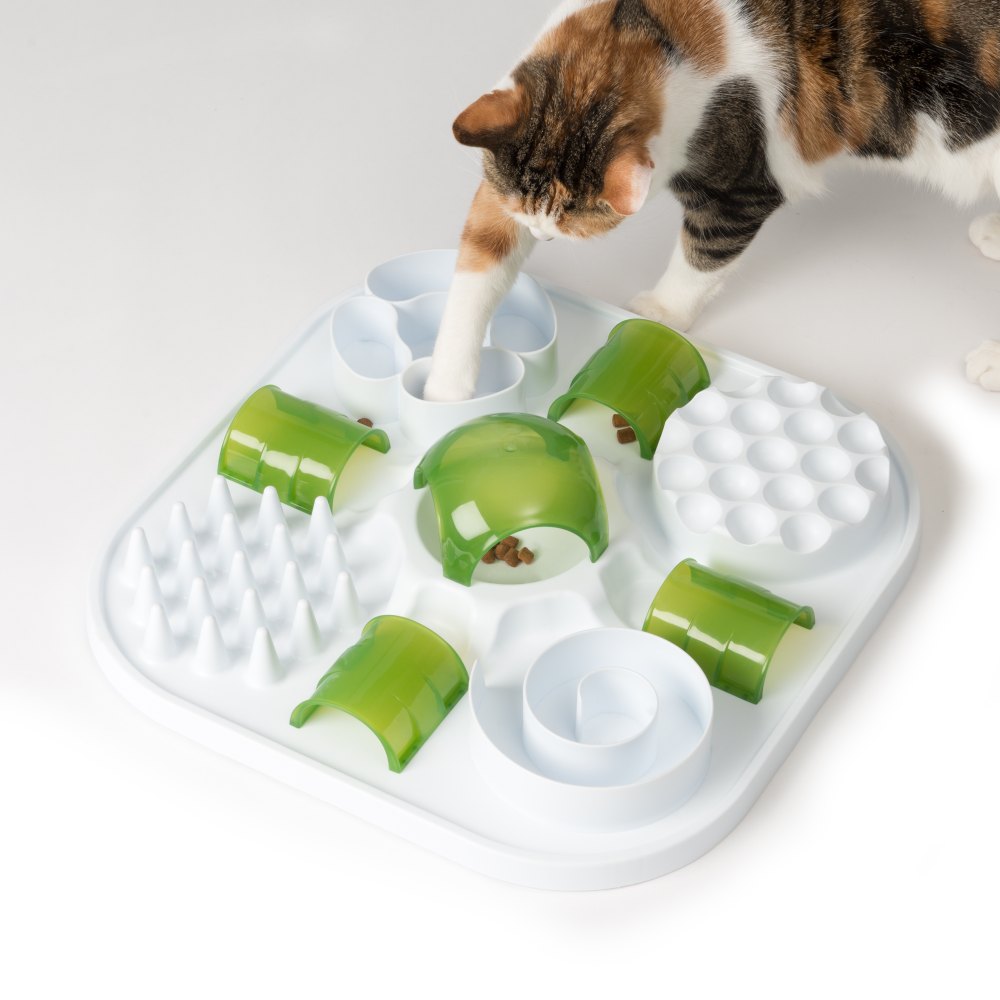 Comedero antivoracidad para gatos Catit Play Treat Puzzle