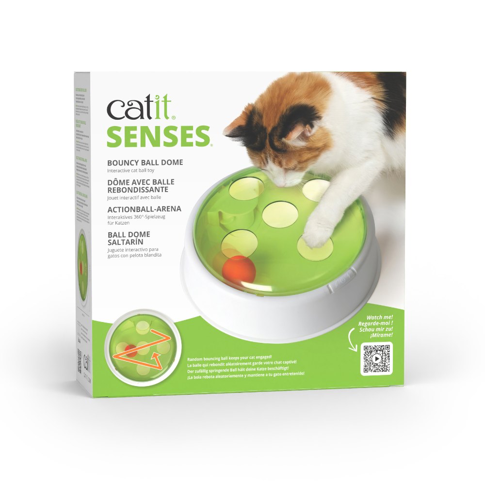 Juguete interactivo para gatos Catit Senses 2.0 Bouncy Ball Dome