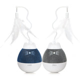 Dispensador se snacks y juguete con pluma para gatos Catit PIXI Spinner