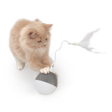 Dispensador se snacks y juguete con pluma para gatos Catit PIXI Spinner