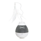 Dispensador se snacks y juguete con pluma para gatos Catit PIXI Spinner