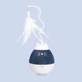 Dispensador se snacks y juguete con pluma para gatos Catit PIXI Spinner