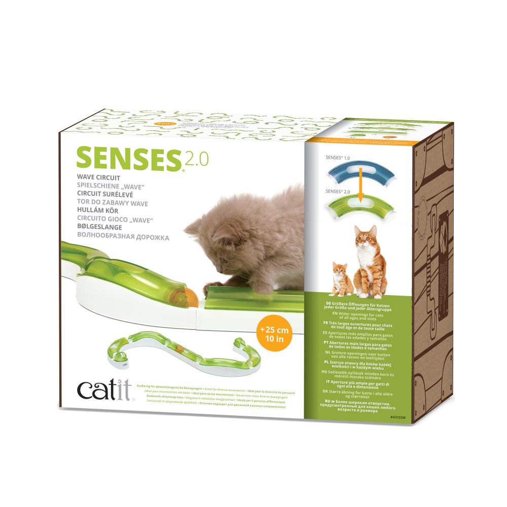 Circuitos con pelota para gatos Catit Senses